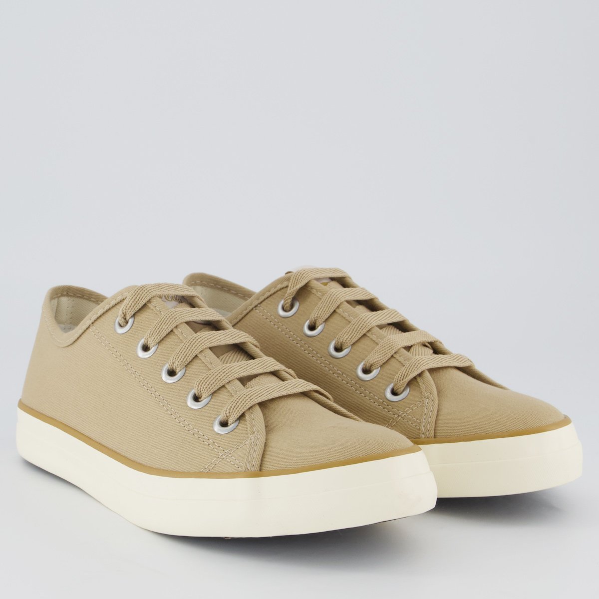 Tênis Coca Cola Stream Canvas Feminino Bege e Off White Bege 2