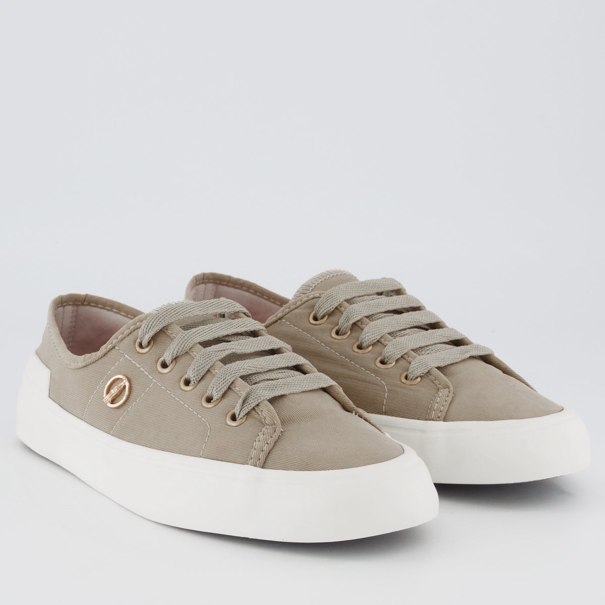 Tênis Coca Cola Pant Twill Feminino Marrom Marrom 2