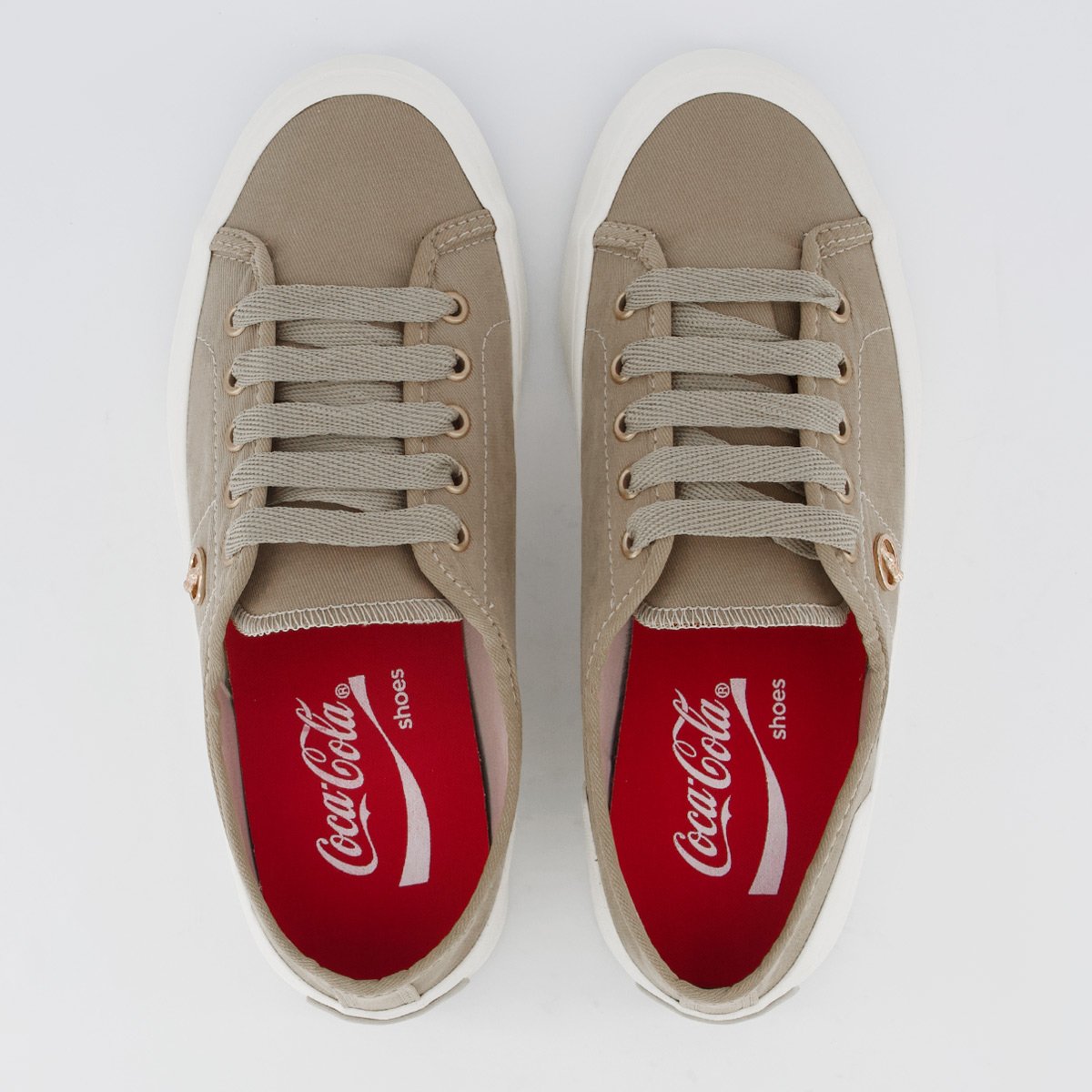 Tênis Coca Cola Pant Twill Feminino Marrom Marrom 4