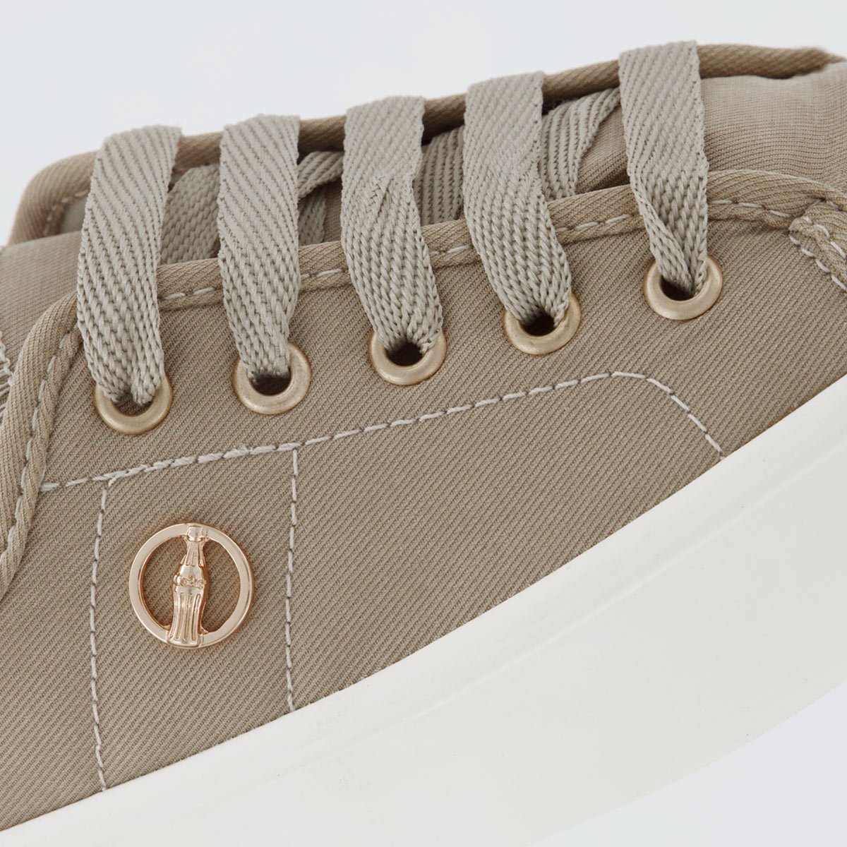 Tênis Coca Cola Pant Twill Feminino Marrom Marrom 7