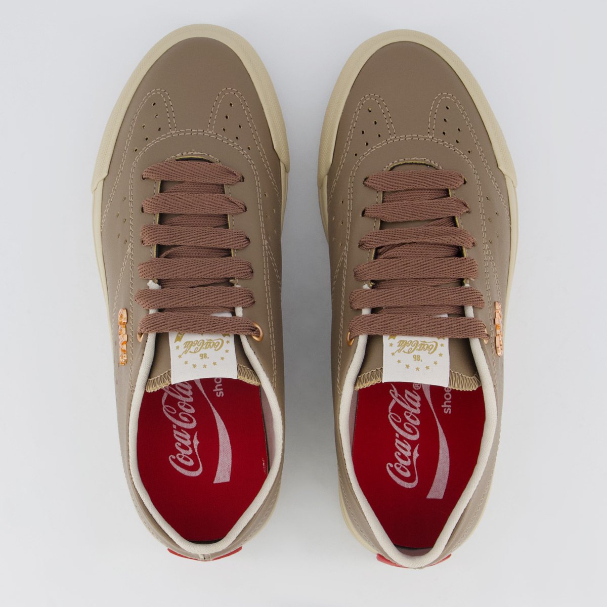 Tênis Coca Cola Lynx Town Platform Feminino Marrom Marrom 4