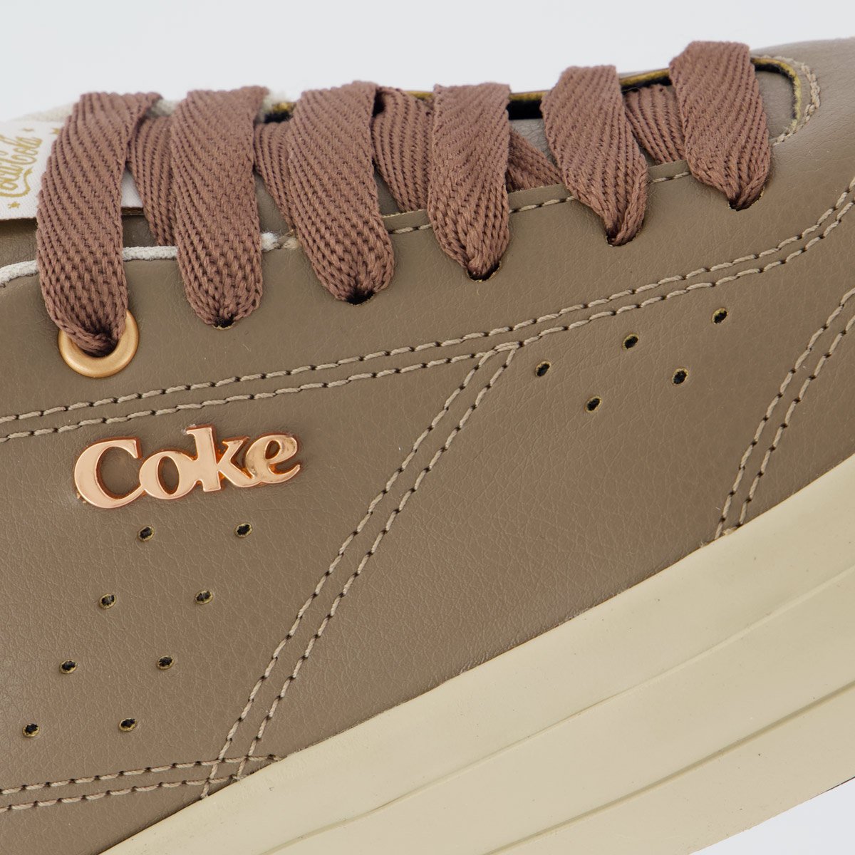 Tênis Coca Cola Lynx Town Platform Feminino Marrom Marrom 7