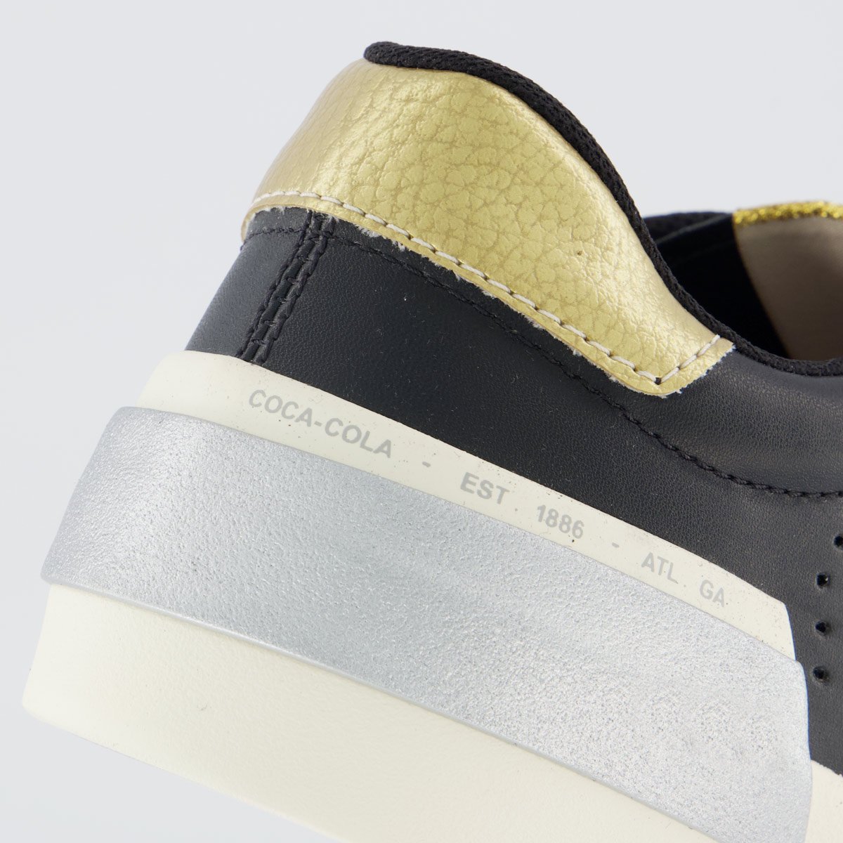 Tênis Coca Cola Lavine Town Feminino Preto Preto 6