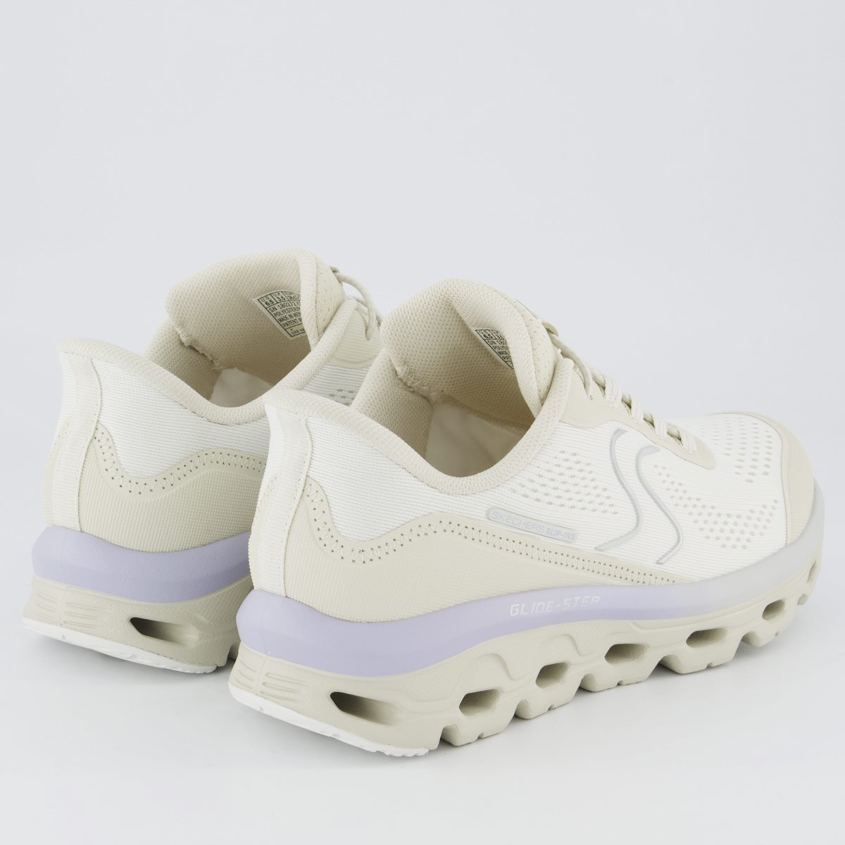 Tênis Skechers Glide-Step Sole Feminino Branco Branco 3