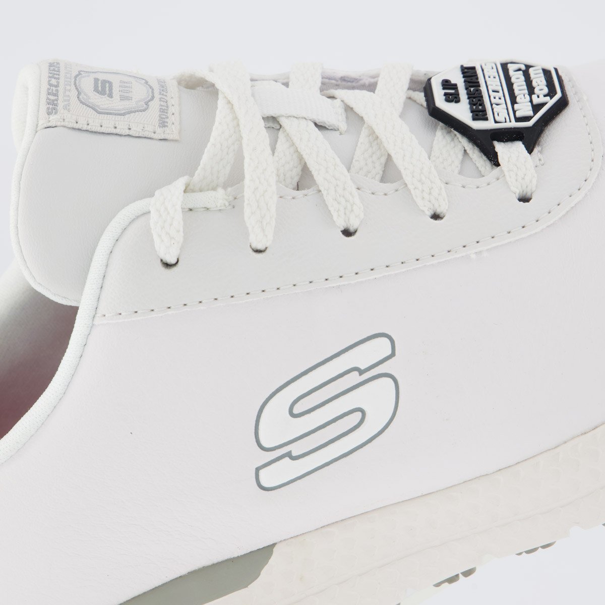 Tênis Skechers Marsing-Gmina Feminino Branco Branco 7