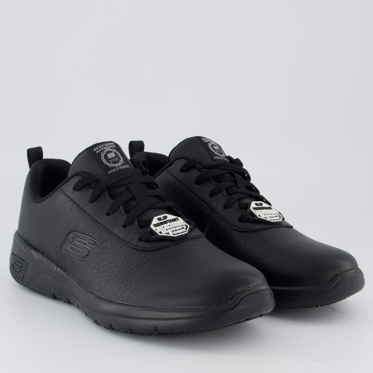 Tênis Skechers Marsing-Gmina Feminino Preto Preto 2