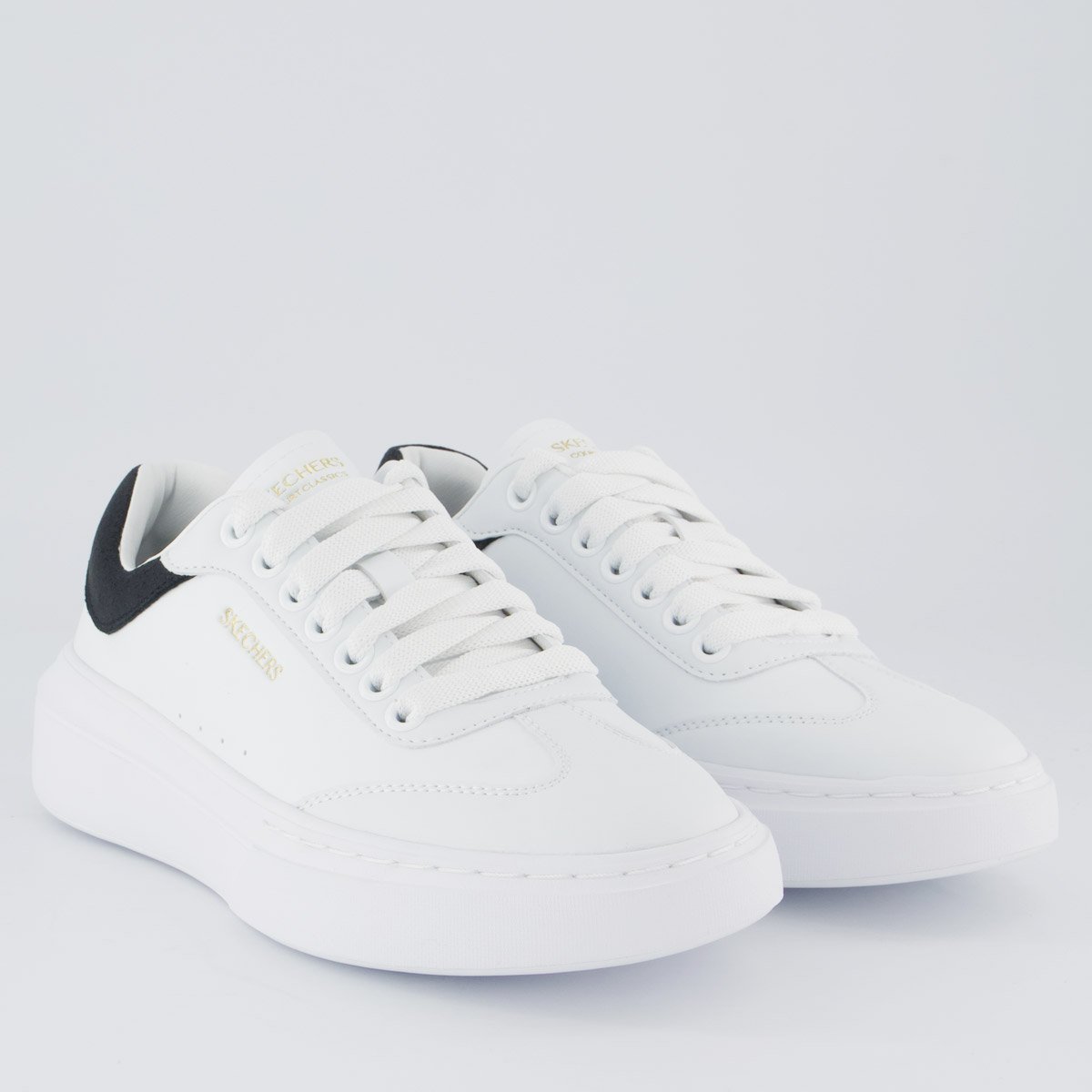 Tênis Skechers Cordova Classic Feminino Branco Branco 2