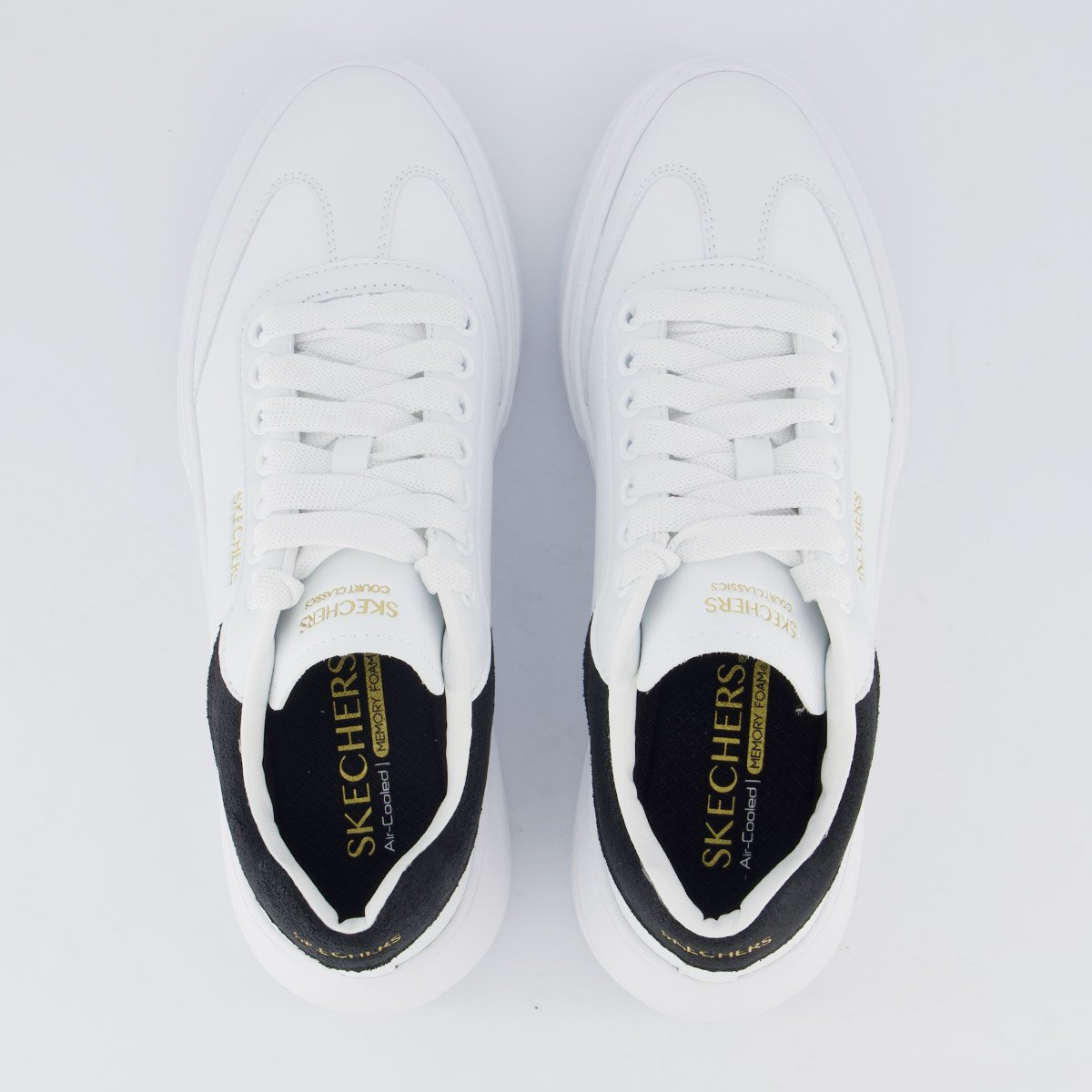 Tênis Skechers Cordova Classic Feminino Branco Branco 4