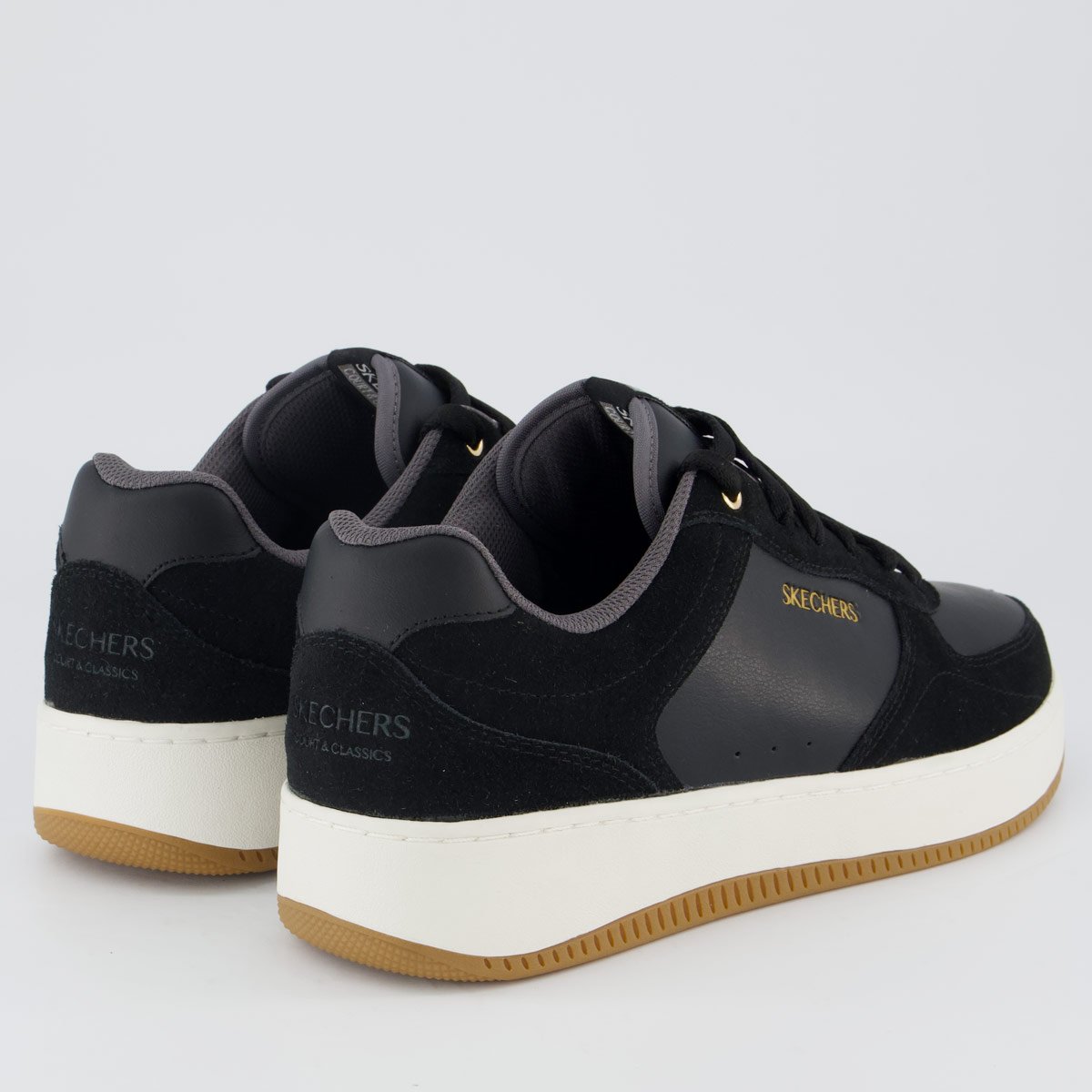 Tênis Skechers Sport Court 2.0 Preto Preto 3