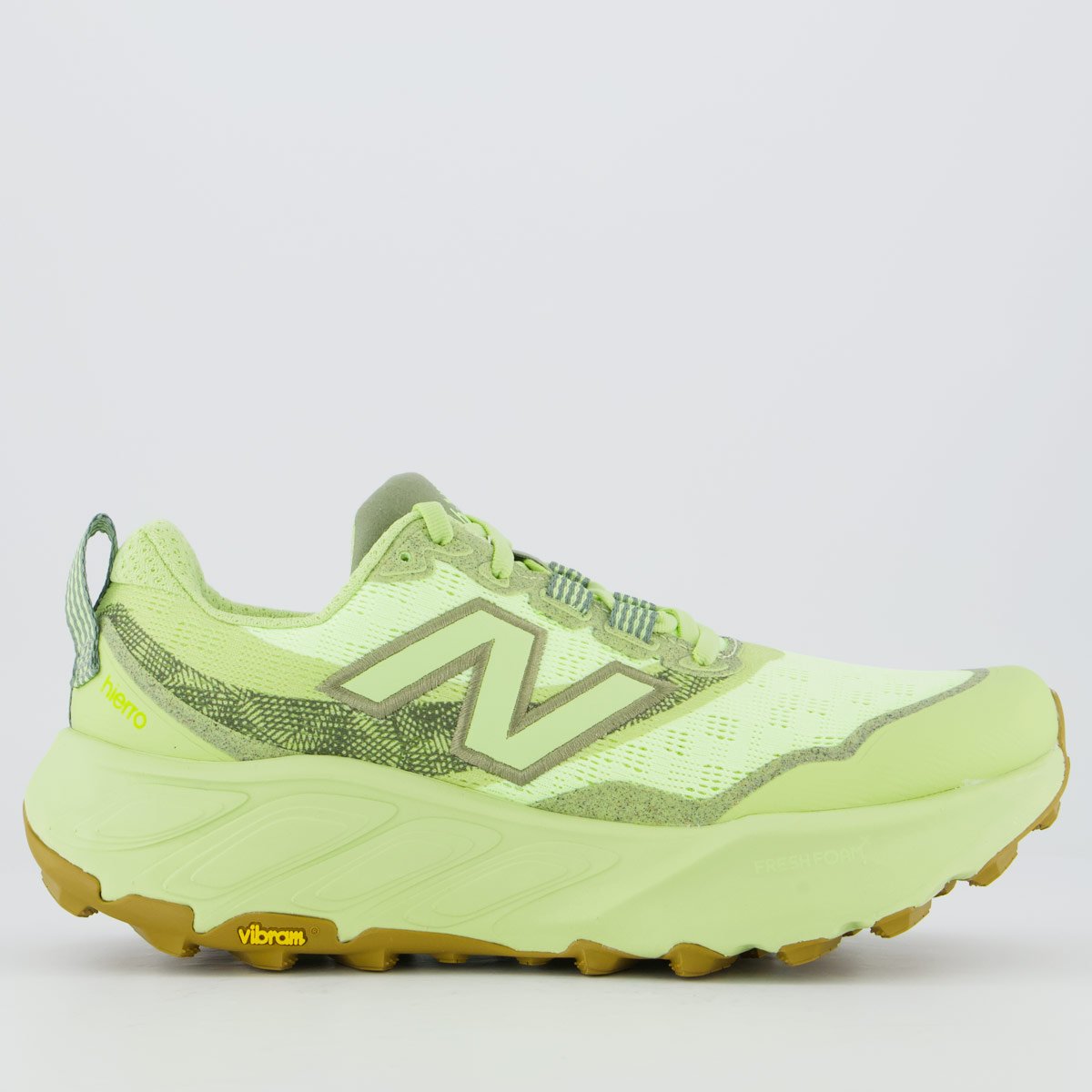 Tênis New Balance Fresh Foam X Hierro V9 Verde e Cinza