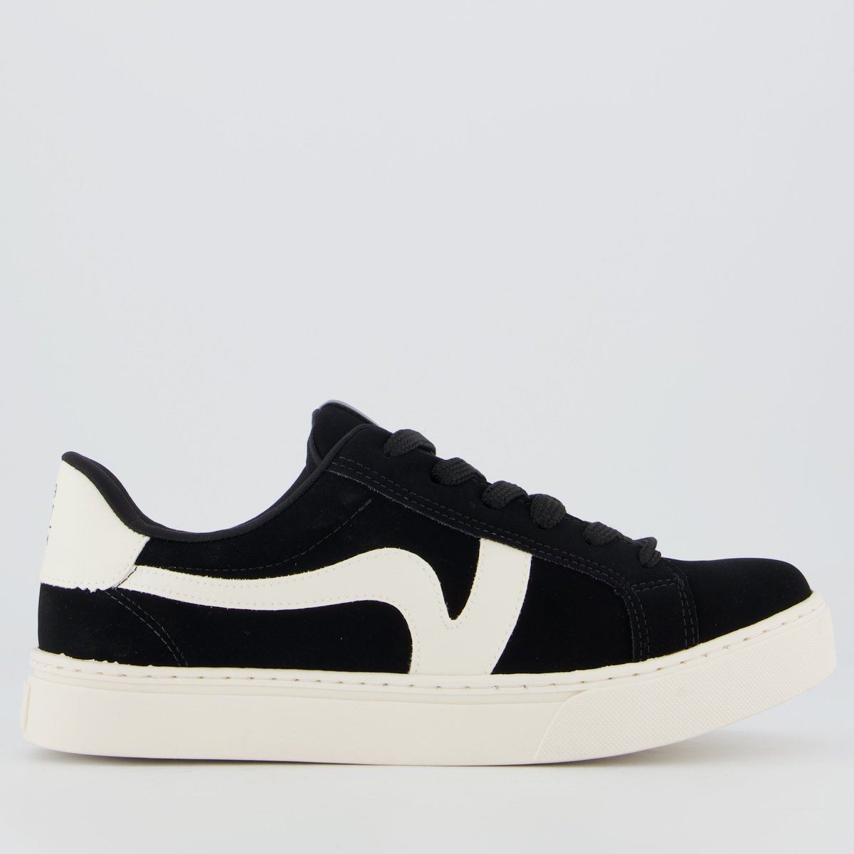 Tênis Via Marte V016 Feminino Preto e Branco