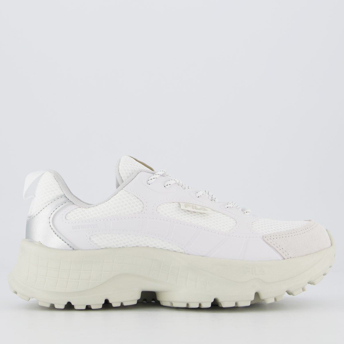 Tênis Fila Destroyer Feminino Branco e Cinza