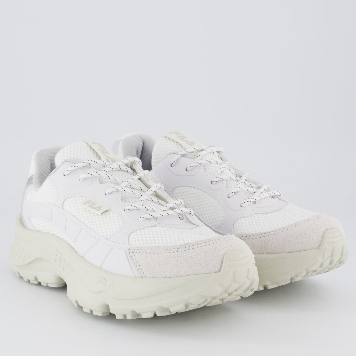 Tênis Fila Destroyer Feminino Branco e Cinza Branco 2