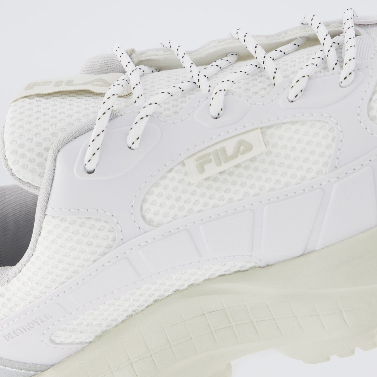 Tênis Fila Destroyer Feminino Branco e Cinza Branco 7