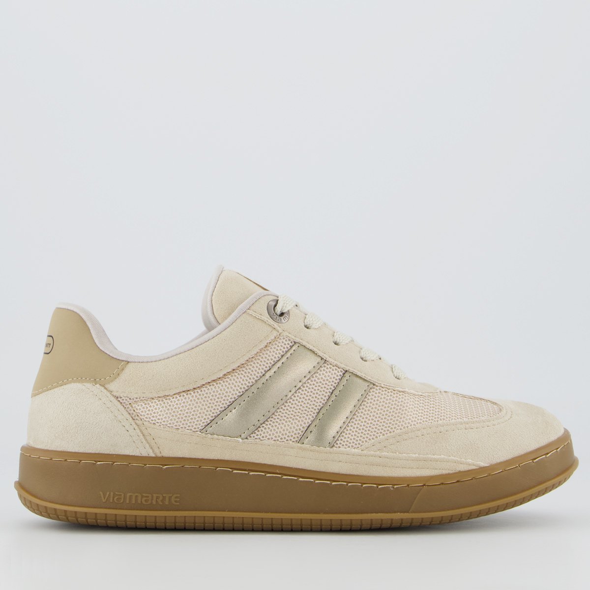 Tênis Via Marte V362 Feminino Bege