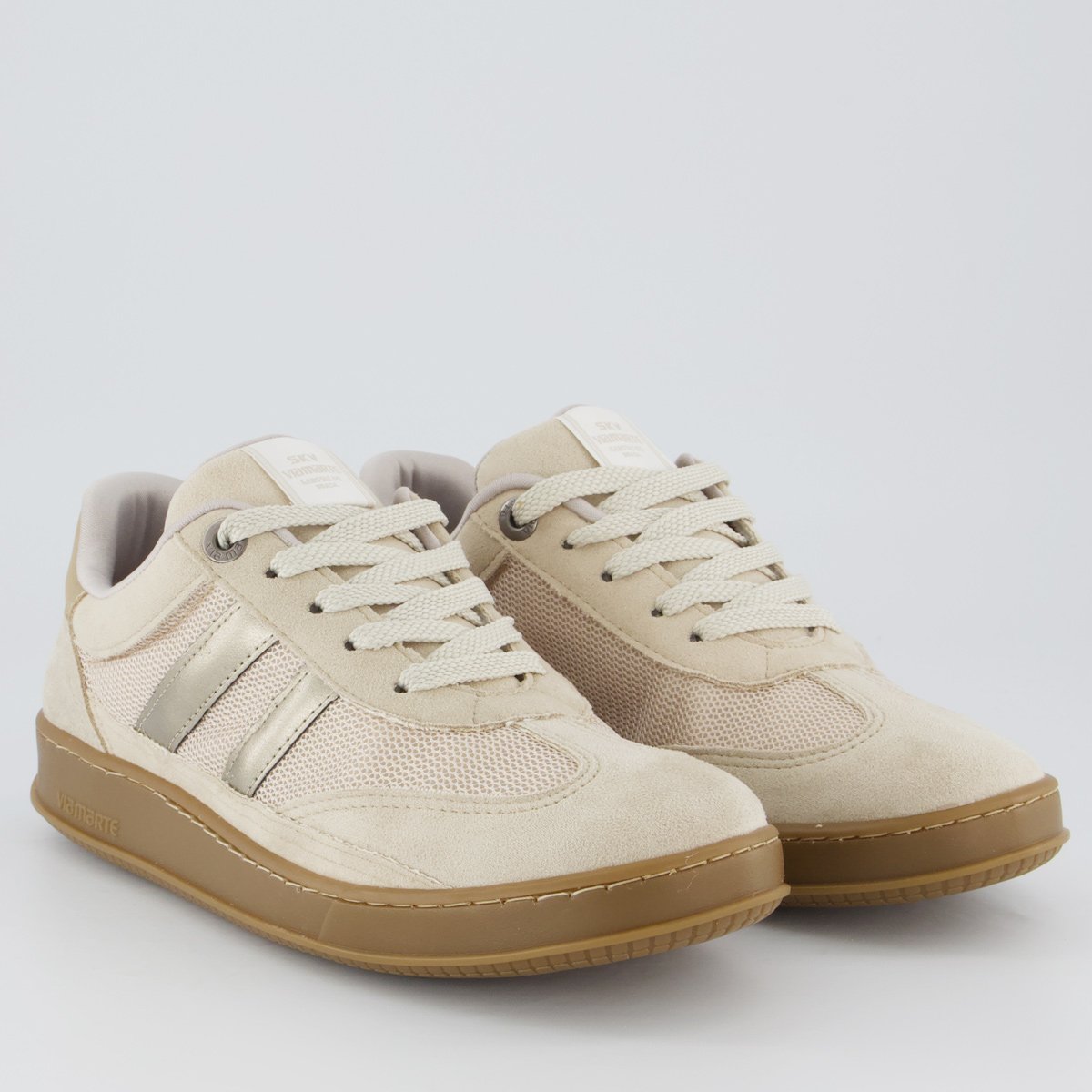 Tênis Via Marte V362 Feminino Bege Bege 2