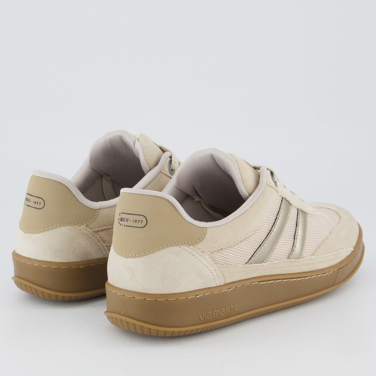 Tênis Via Marte V362 Feminino Bege Bege 3