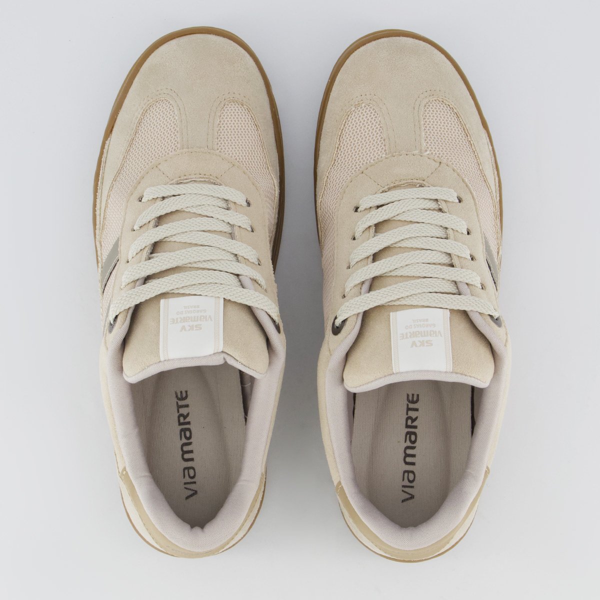 Tênis Via Marte V362 Feminino Bege Bege 4
