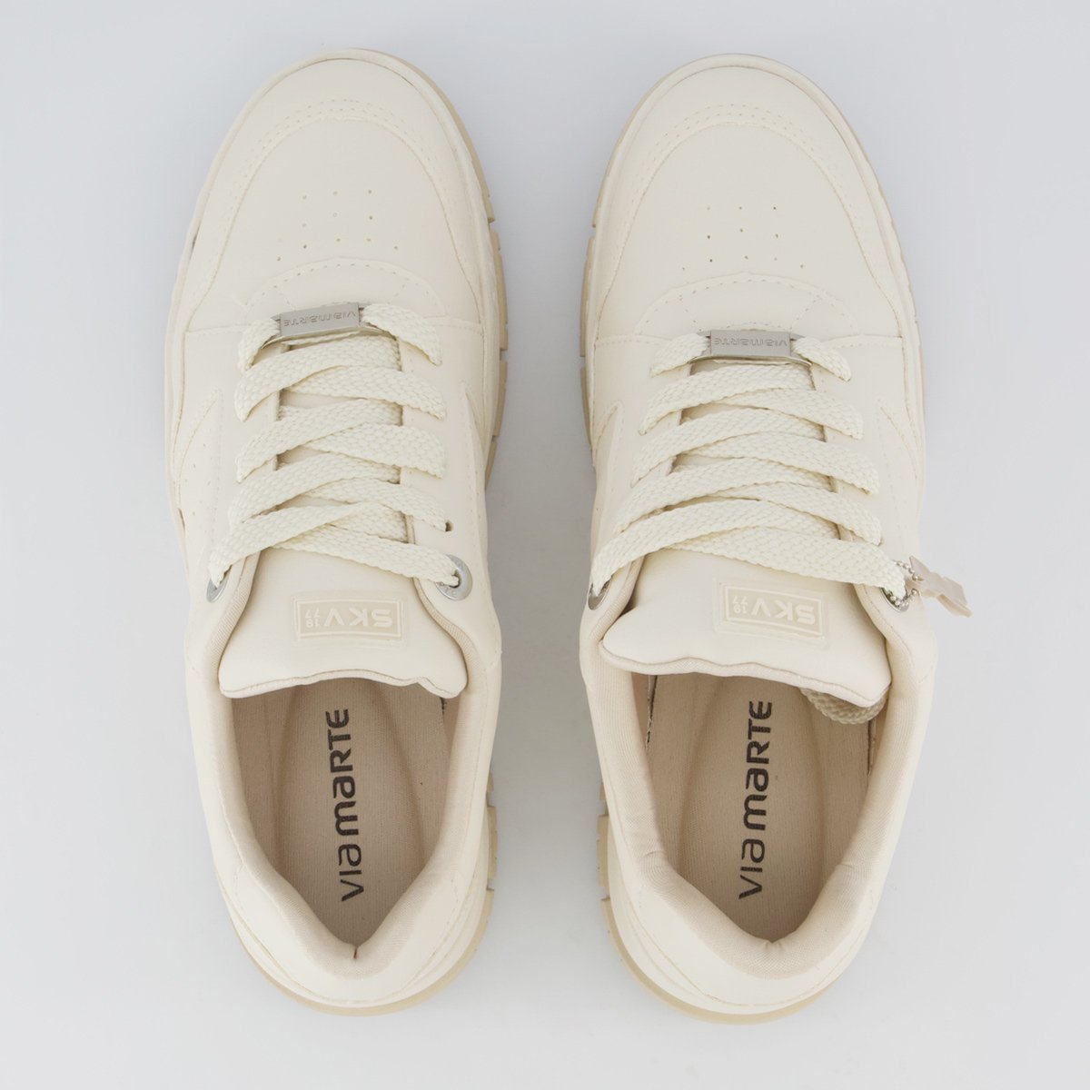 Tênis Via Marte V219 Feminino Off-White Off White 4