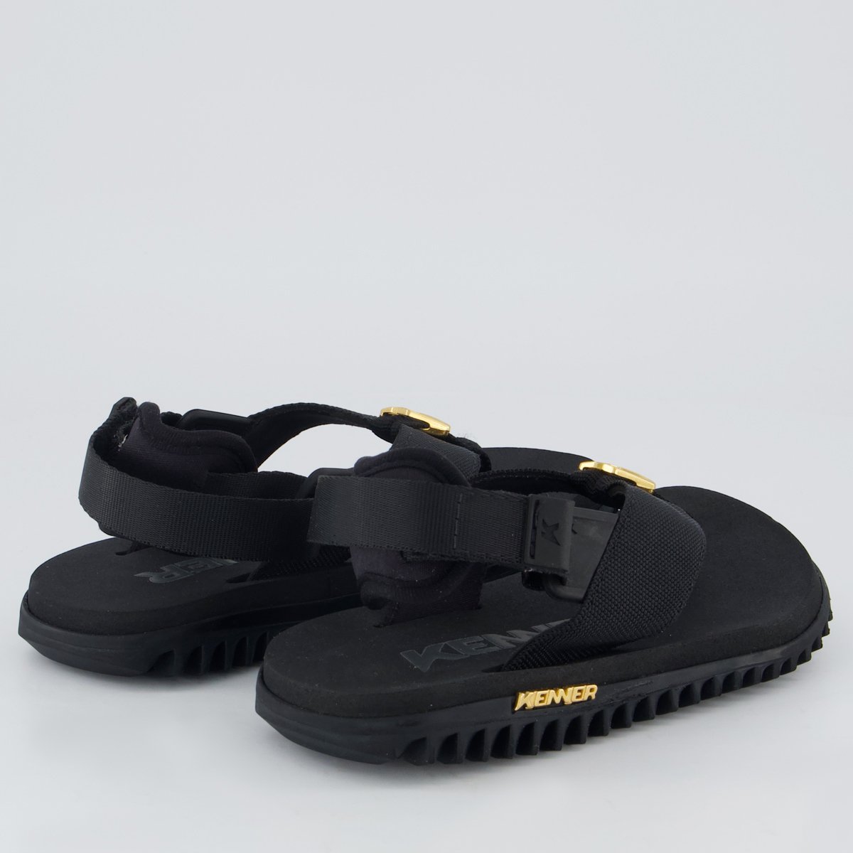 Chinelo Kenner Kivah Kids Run Preto Preto 4