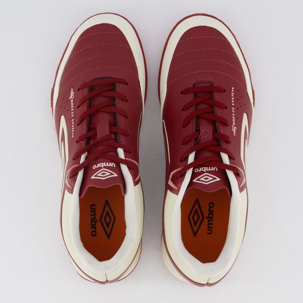 Chuteira Umbro Neo Comfort Futsal Branca e Vermelha Vermelho 4