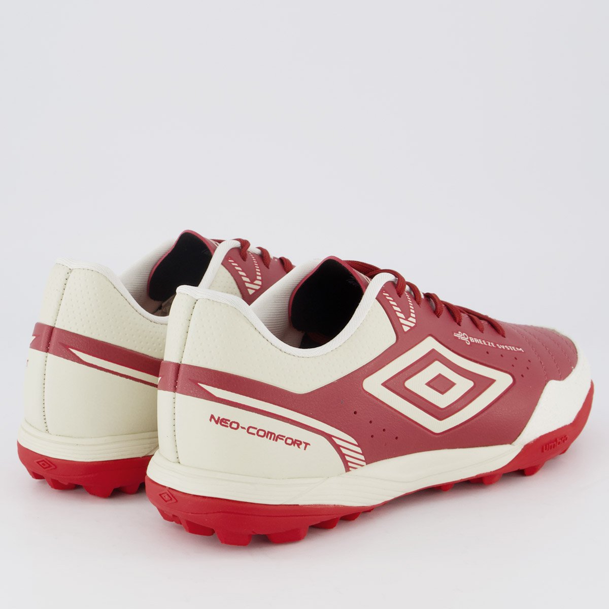 Chuteira Umbro Neo Comfort Society Branca e Vermelha Vermelho 3