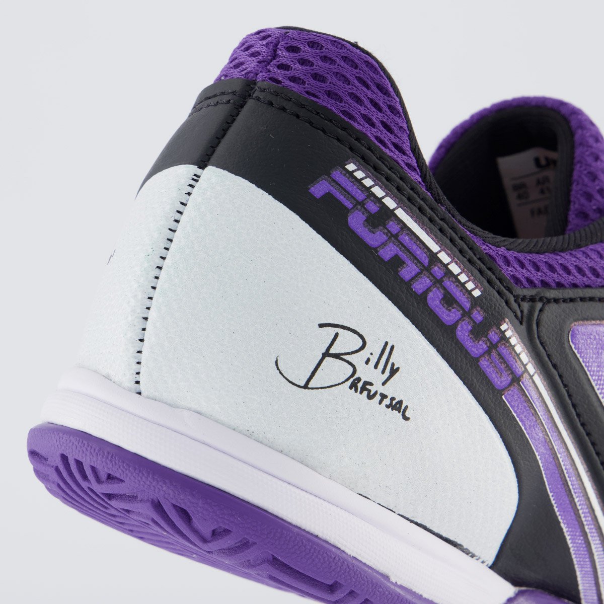 Chuteira Umbro Furious Futsal Preta e Roxo Preto/Roxo 6