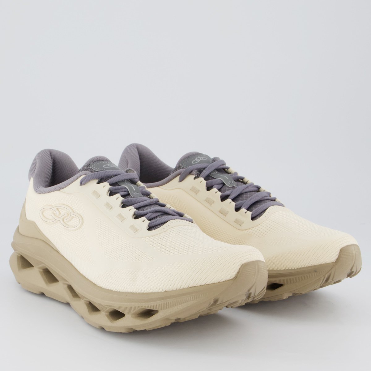 Tênis Olympikus Elevado Bege e Cinza Bege 2