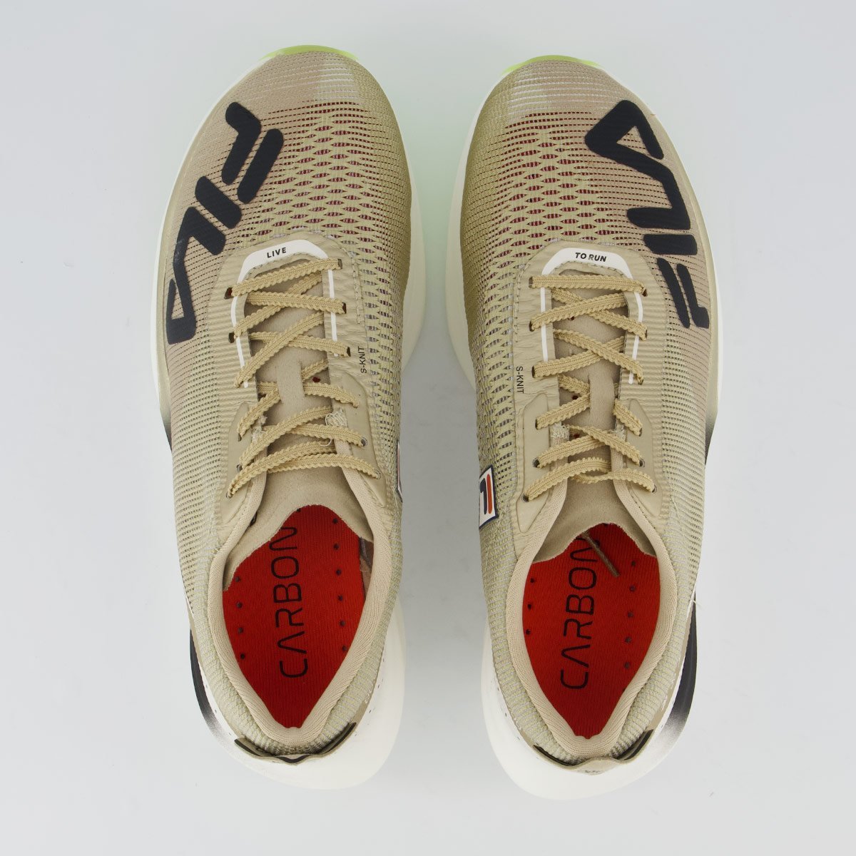 Tênis Fila Racer Carbon 3 Tri Dourado Dourado/Bege 4