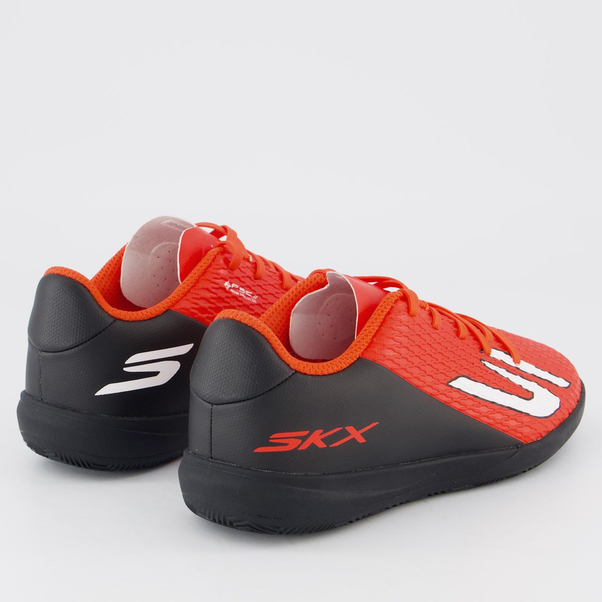 Chuteira Skechers SKX 2 Futsal Infantil Vermelha Vermelho 3