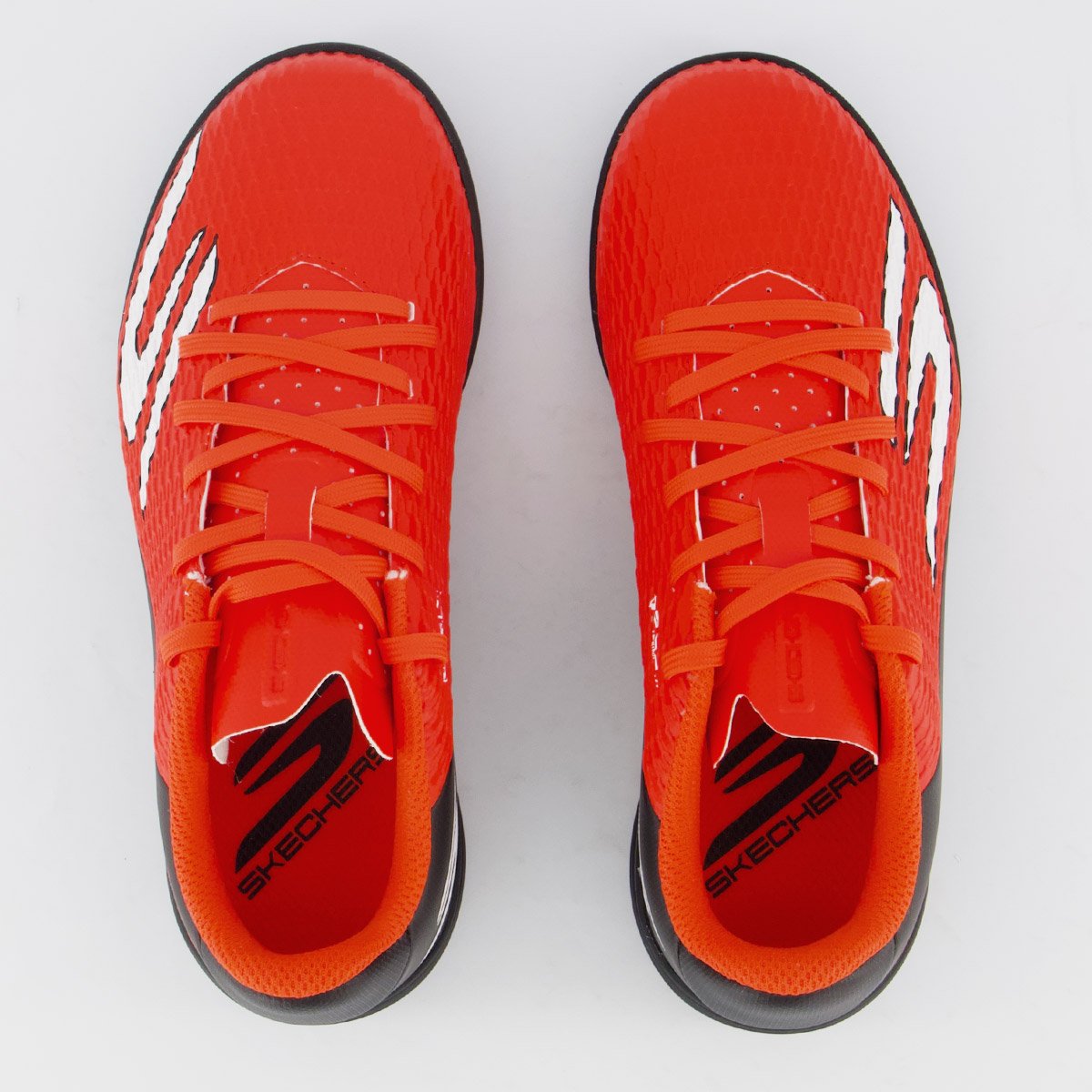 Chuteira Skechers SKX 2 Futsal Infantil Vermelha Vermelho 4