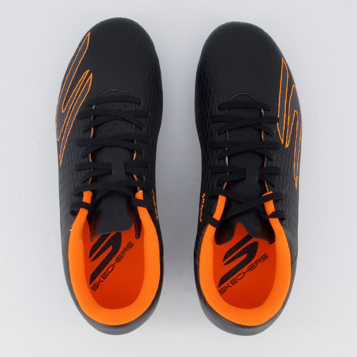 Chuteira Skechers SKX 2 Campo Preta Preto 4