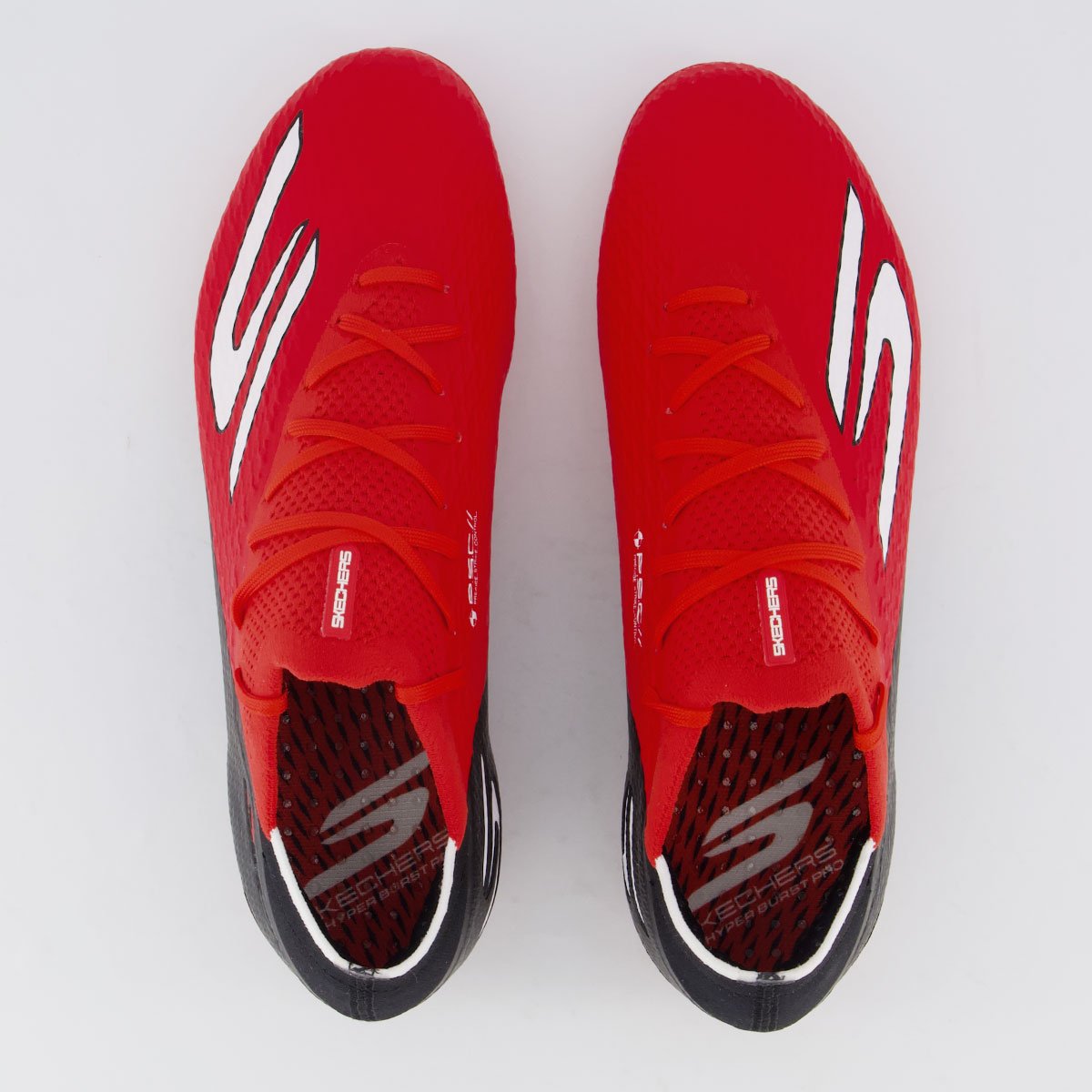 Chuteira Skechers SKX 2 Elite Campo Vermelha Vermelho 4