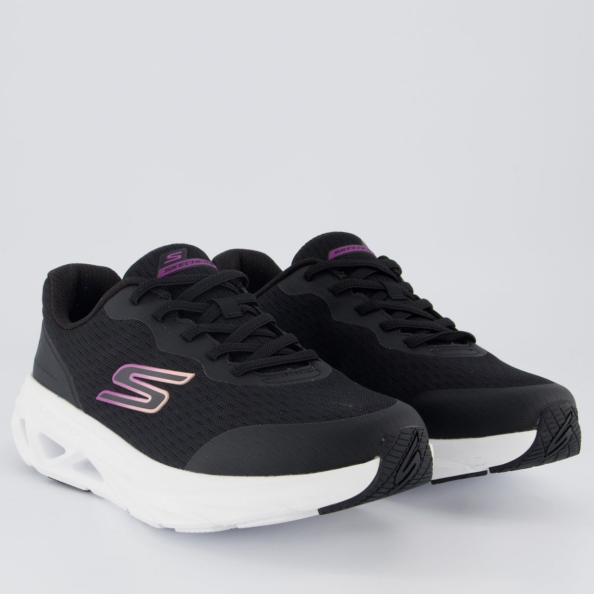 Tênis Skechers Glide Step Vortex Feminino Preto Preto 2