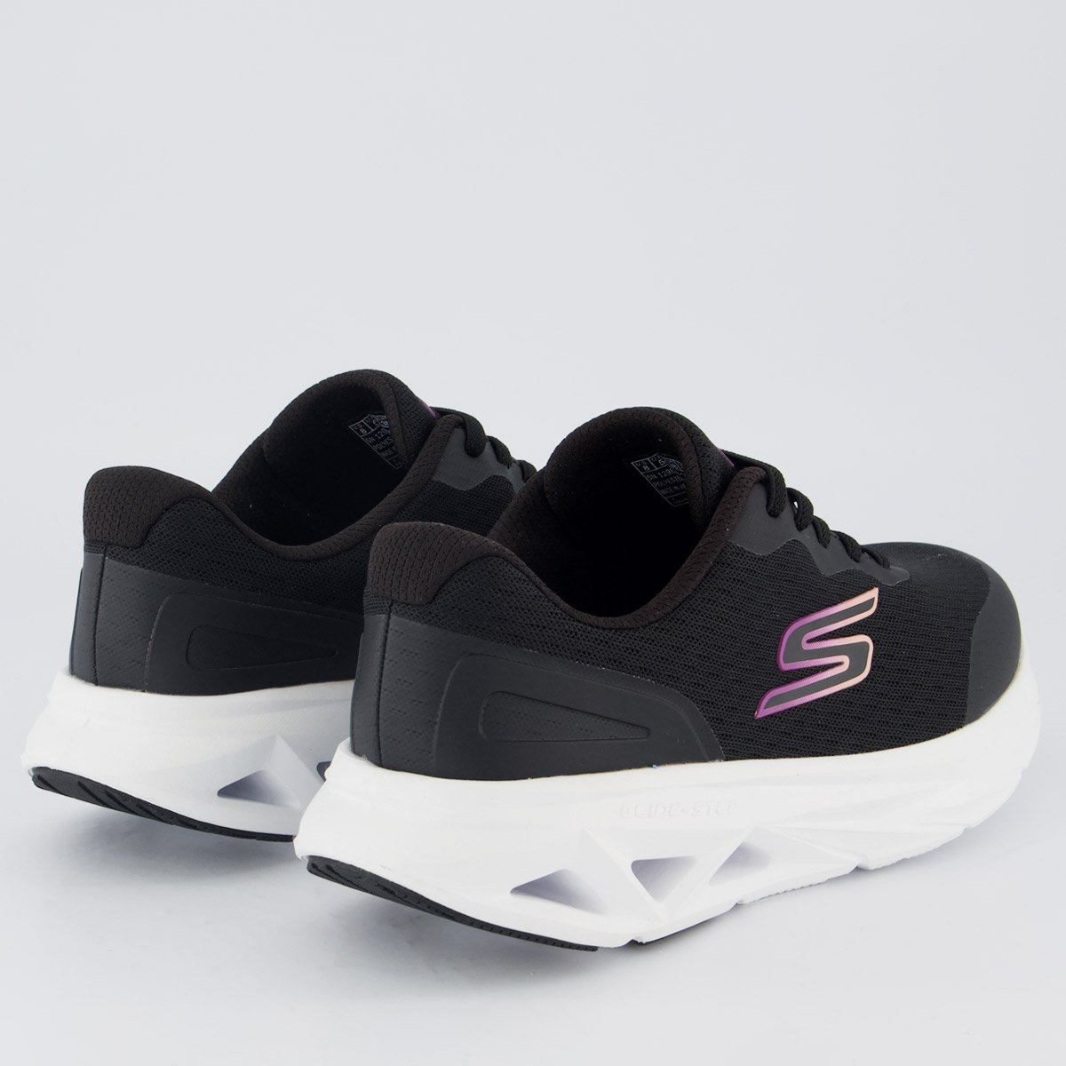 Tênis Skechers Glide Step Vortex Feminino Preto Preto 3