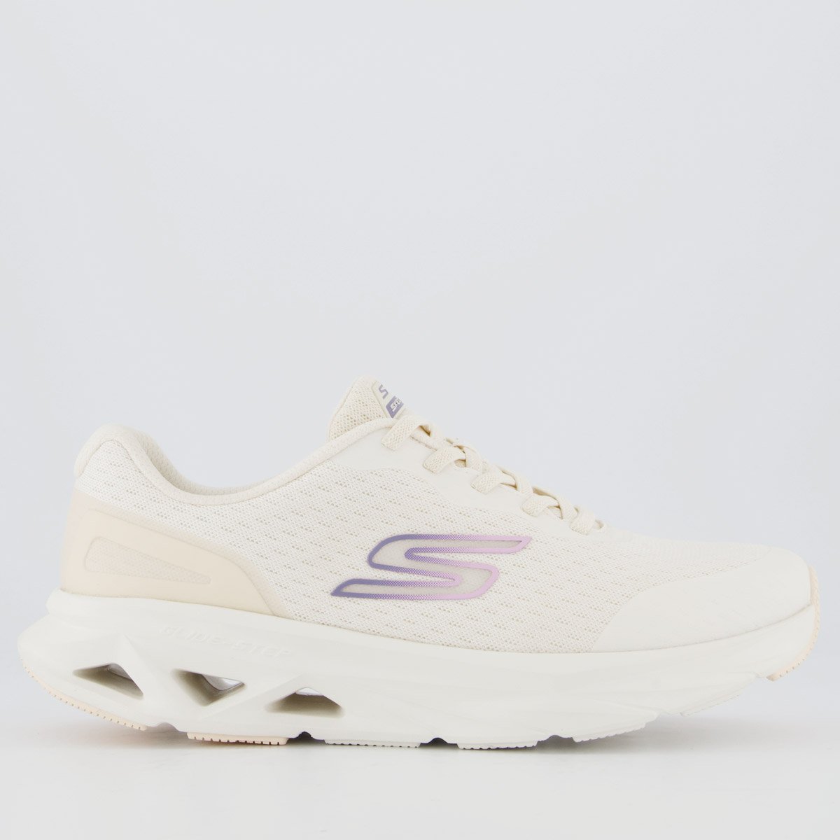 Tênis Skechers Glide Step Vortex Feminino Off-White