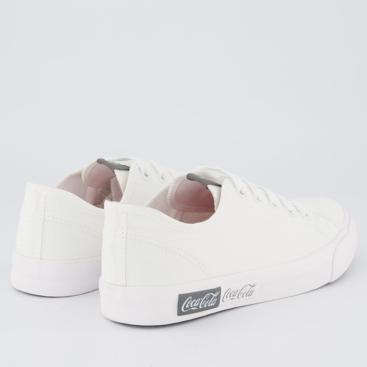 Tênis Coca Cola Blend Classic Feminino Branco e Grafite Branco 3