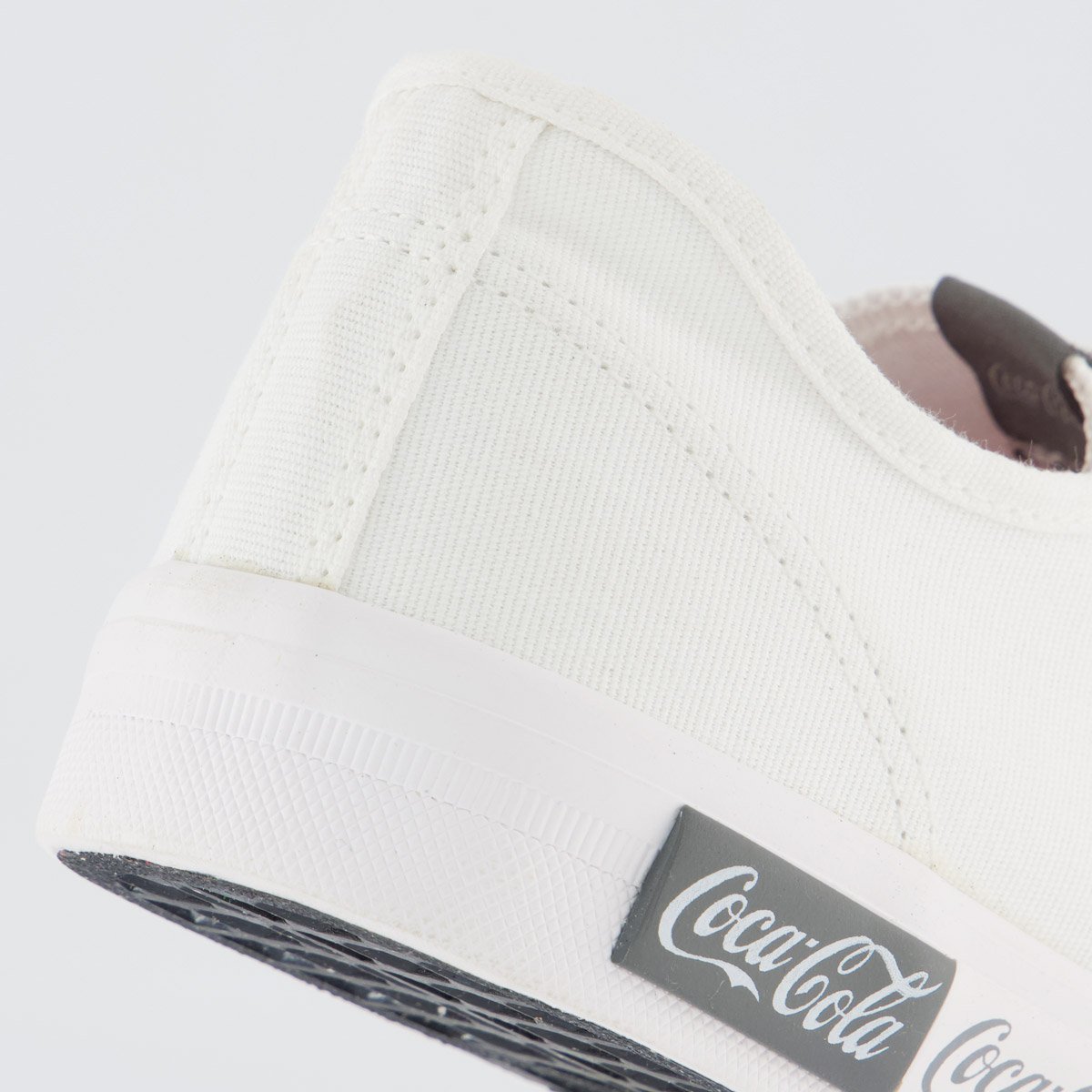Tênis Coca Cola Blend Classic Feminino Branco e Grafite Branco 6