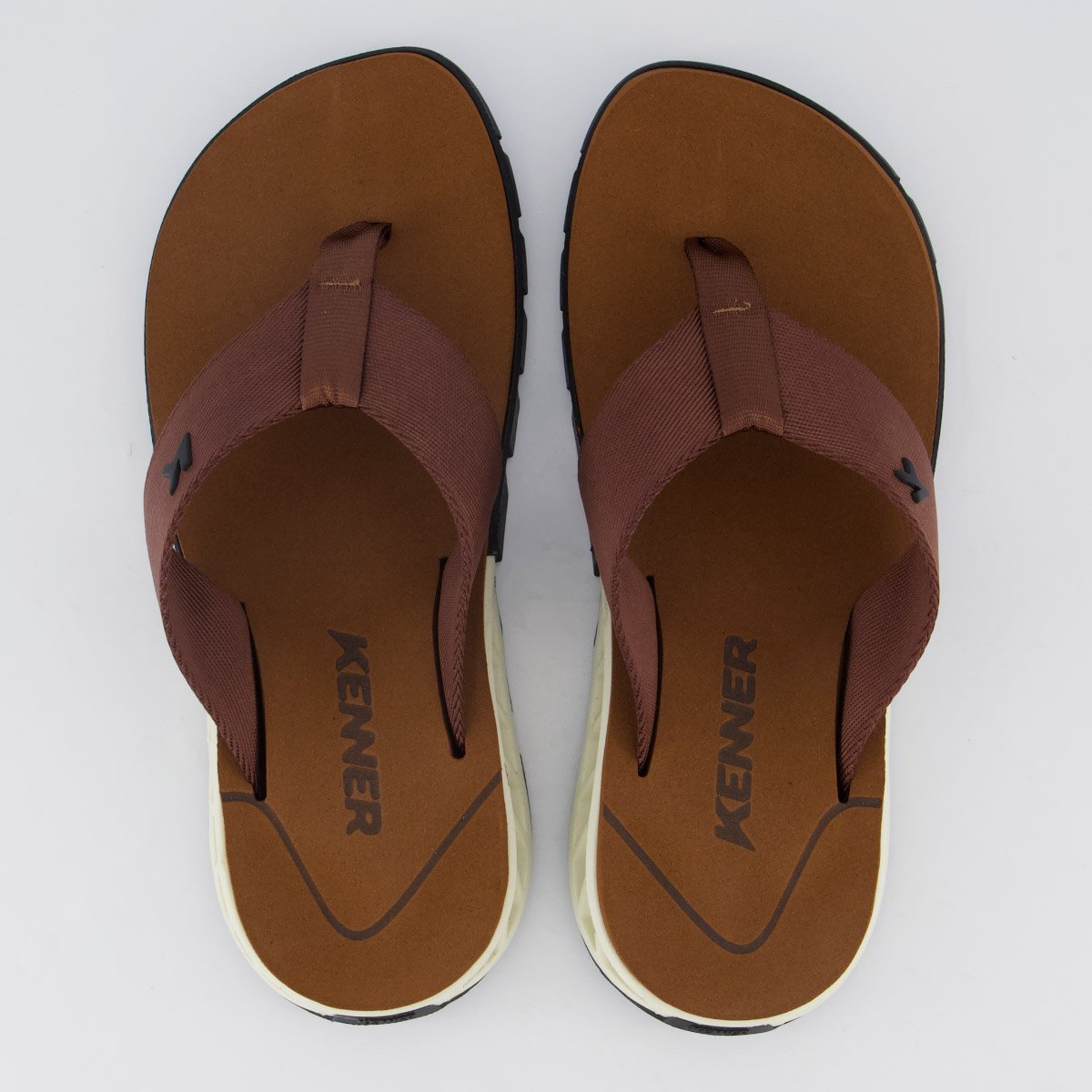 Raku Chinelo Kenner Rakka I Marrom Marrom