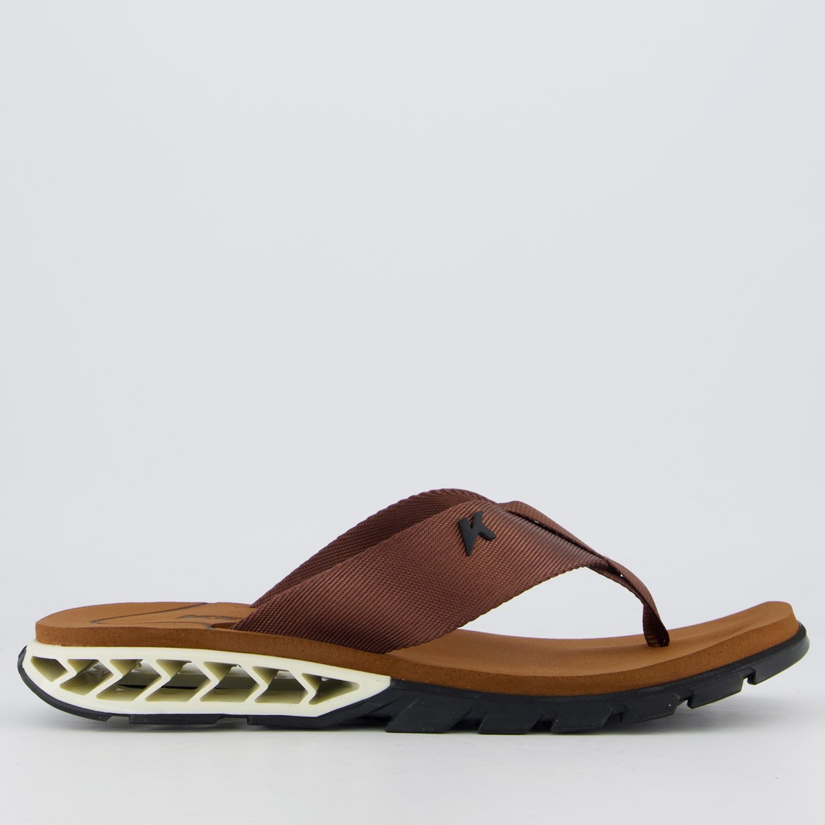 Chinelo Kenner Rakka I Marrom Marrom 2