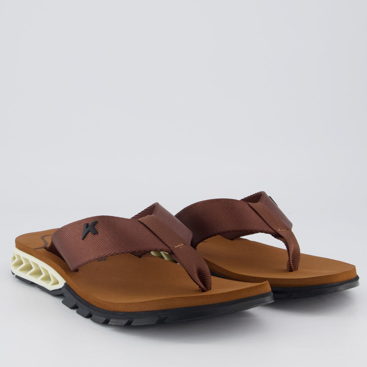 Chinelo Kenner Rakka I Marrom Marrom 3