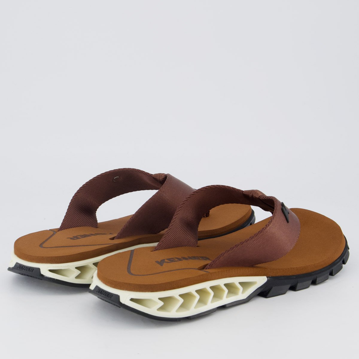 Chinelo Kenner Rakka I Marrom Marrom 4