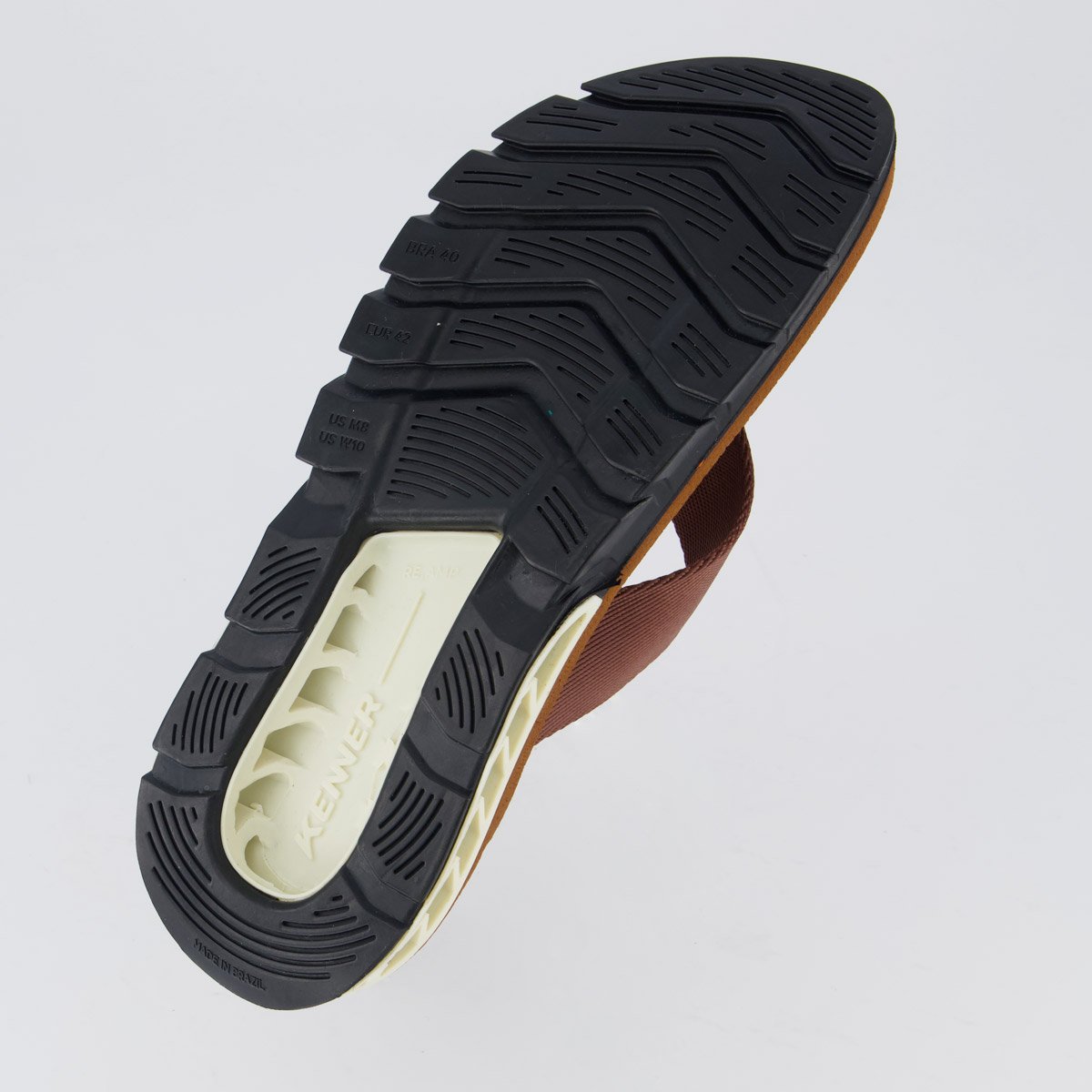 Chinelo Kenner Rakka I Marrom Marrom 5