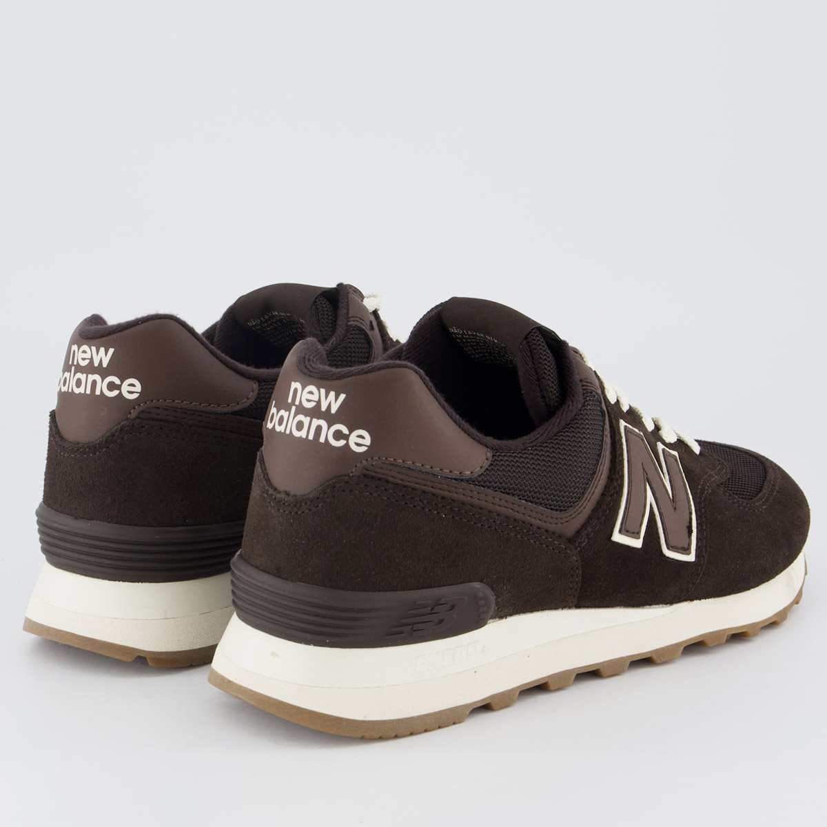 Tênis New Balance 574 V 2 Feminino Marrom Marrom 3