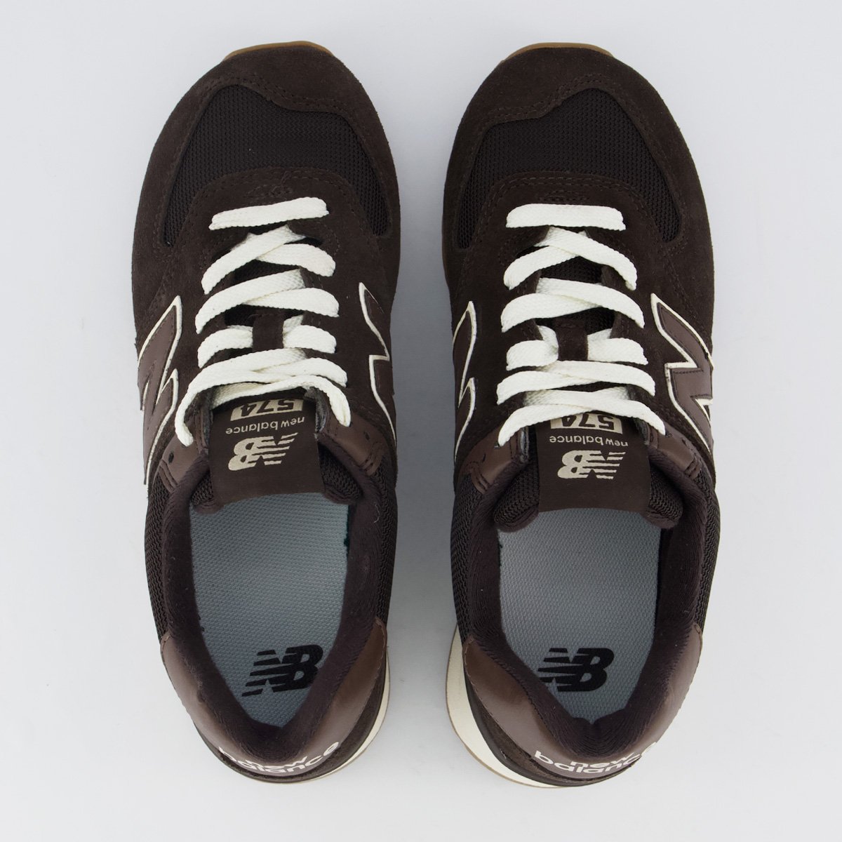 Tênis New Balance 574 V 2 Feminino Marrom Marrom 4