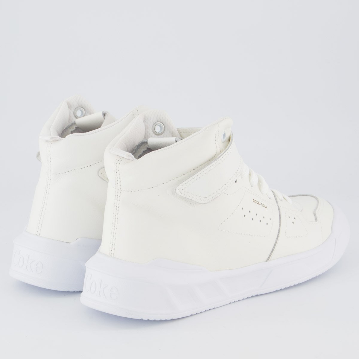 Tênis Coca Cola Soho Leather I Feminino Branco Branco 3