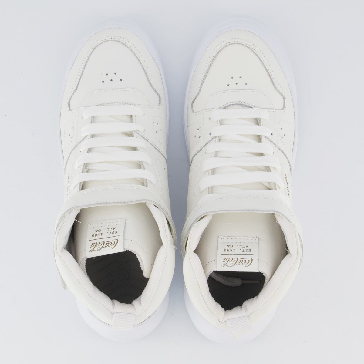 Tênis Coca Cola Soho Leather I Feminino Branco Branco 4
