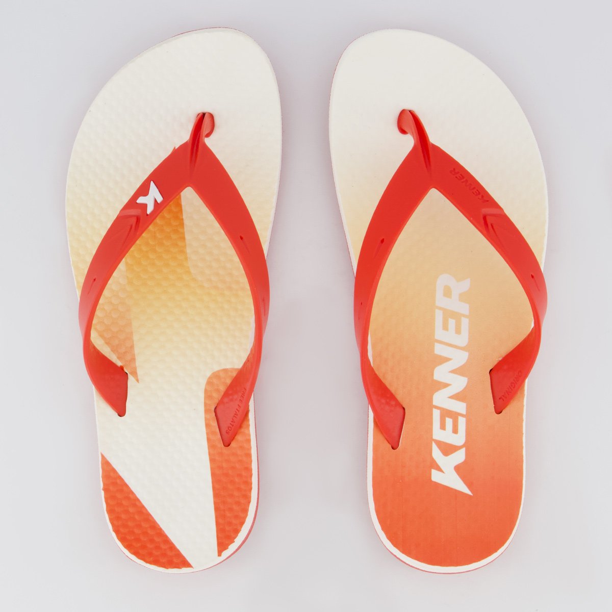 Chinelo Kenner Summer Clean Laranja