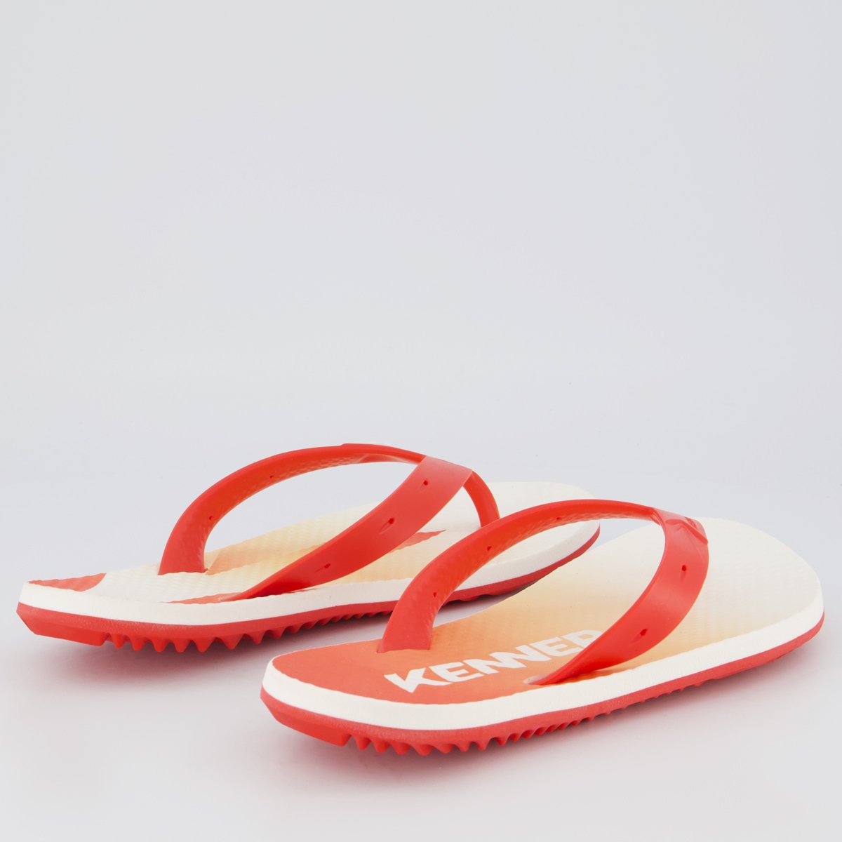 Chinelo Kenner Summer Clean Laranja Laranja 4