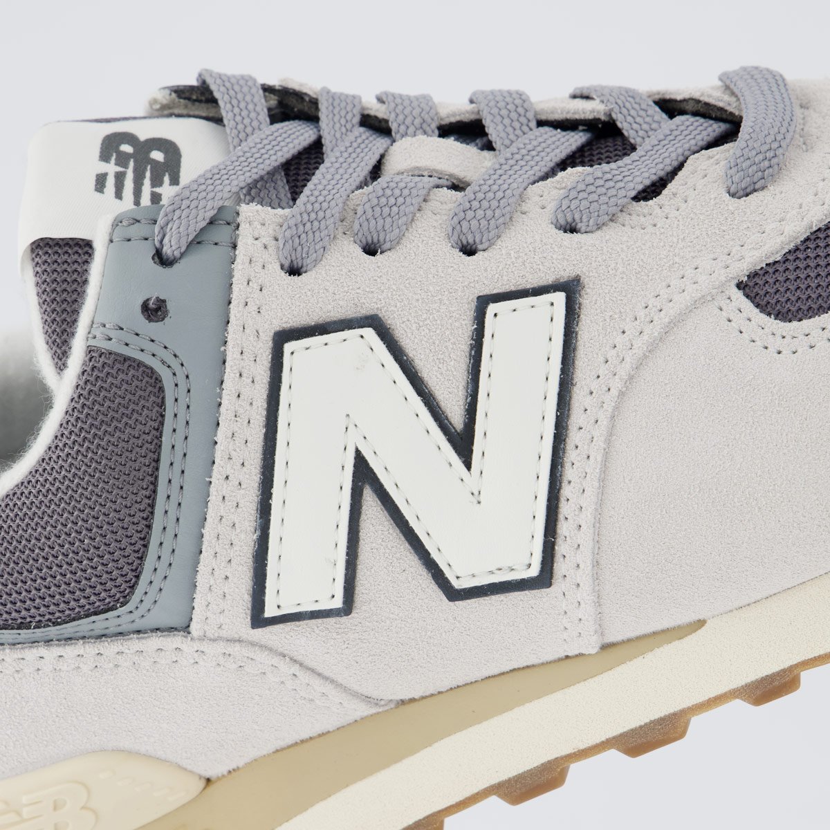 Tênis New Balance 574 V2 Cinza e Bege Bege 7